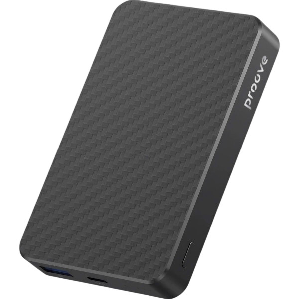 Внешний аккумулятор (павербанк) Proove Carbon Slim 22.5W 10000mAh, Black (PBCS22110001)
