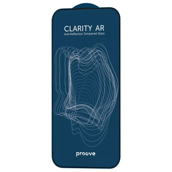 Защитное стекло для телефона Proove Clarity AR for iPhone 14 Pro/15/16, Black