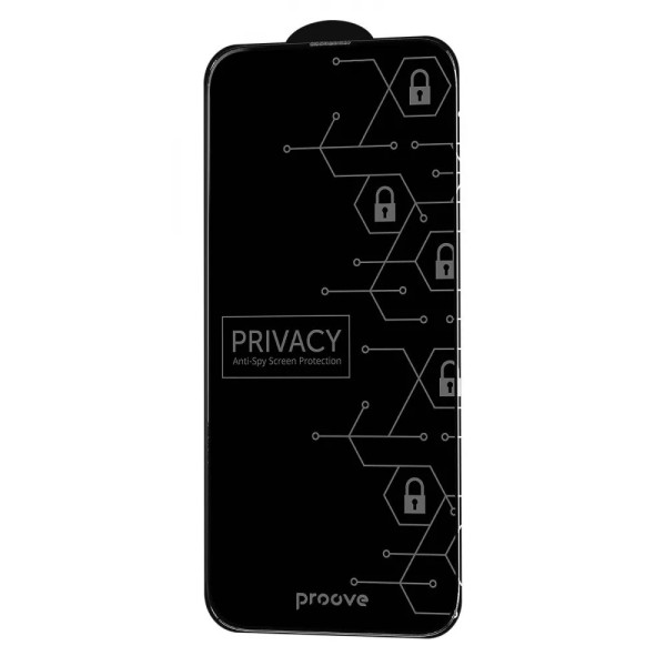Защитное стекло для телефона Proove Privacy Glass foriPhone 17 Air, Black