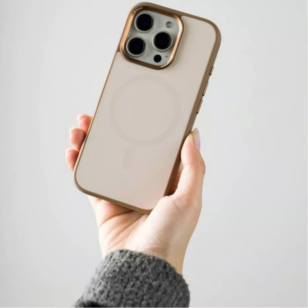 Чехол-накладка Proove Sapphire Case with Magnetic Ring iPhone 16 Pro Max, Desert Titanium