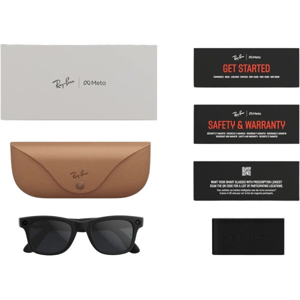 Смарт-очки Ray-Ban Meta Wayfarer Gen 2 Standard Matte Black Frame/Clear to Grey Transitions Lenses (RW4012 601S1Z 50-22)