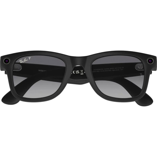 Смарт-окуляри Ray-Ban Meta Wayfarer Gen 2 Standard Matte Black Frame / Gradient Graphite Lenses (RW4012 601ST3 50-22)