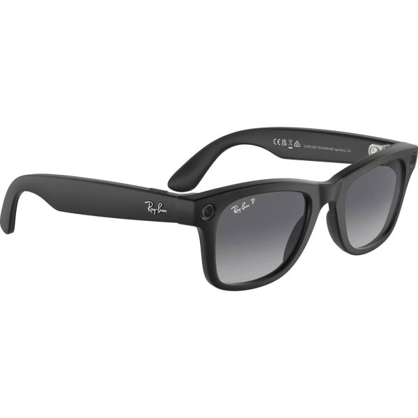 Смарт-окуляри Ray-Ban Meta Wayfarer Gen 2 Standard Matte Black Frame / Gradient Graphite Lenses (RW4012 601ST3 50-22)