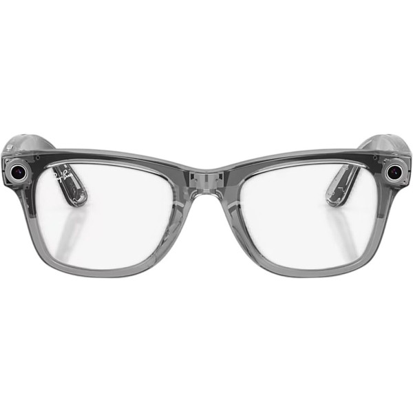 Смарт-очки Ray-Ban Meta Wayfarer Gen2 Standard Shiny Transparent Grey Frame/Clear Sapphire Lenses (RW4012 6840MF 50-22)