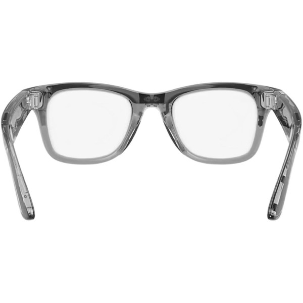 Смарт-очки Ray-Ban Meta Wayfarer Gen2 Standard Shiny Transparent Grey Frame/Clear Sapphire Lenses (RW4012 6840MF 50-22)