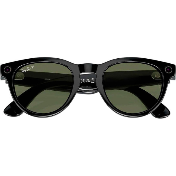 Смарт-очки Ray-Ban Meta Headliner Gen 2 Low Bridge Fit Standard Shiny Black Frame/G-15 GreenLenses (RW4013F 601/71 51-23)
