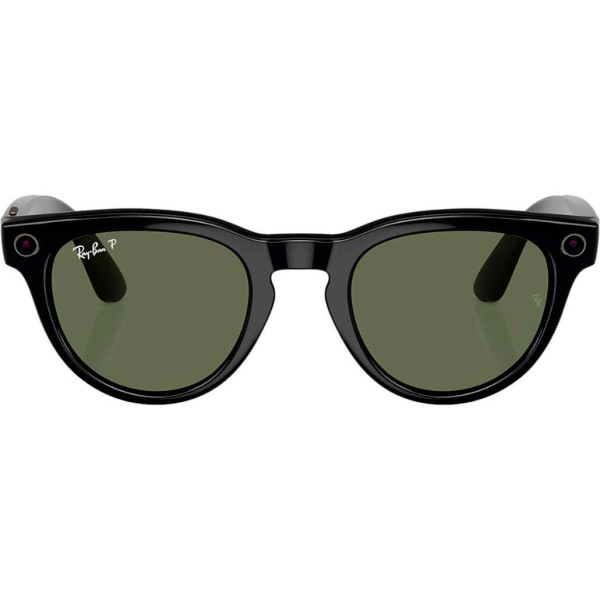 Смарт-очки Ray-Ban Meta Headliner Gen 2 Low Bridge Fit Standard Shiny Black Frame/G-15 GreenLenses (RW4013F 601/71 51-23)