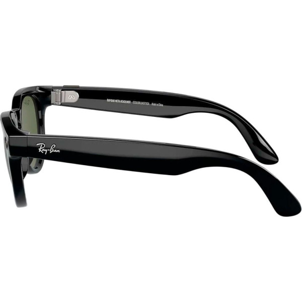 Смарт-очки Ray-Ban Meta Headliner Gen 2 Low Bridge Fit Standard Shiny Black Frame/G-15 GreenLenses (RW4013F 601/71 51-23)