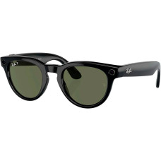 Смарт-очки Ray-Ban Meta Headliner Gen 2 Low Bridge Fit Standard Shiny Black Frame/G-15 GreenLenses (RW4013F 601/71 51-23)