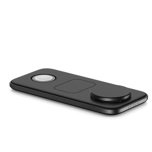Бездротова зарядка Satechi Trio Qi2 Wireless Charging Pad Space Grey (ST-QTPM-EA)