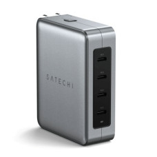 Сетевое зарядное устройство Satechi 145W USB-C 4-Port PD GaN Travel Charger Space Gray (ST-W145GTM)
