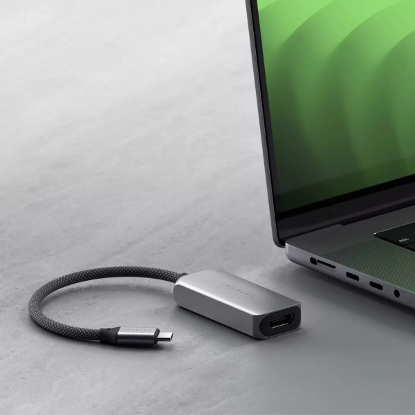 Адаптер Satechi USB-C to HDMI 2.1 8K Space Gray (ST-AC8KHM)