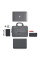 Сумка для ноутбука Satechi Water-Resistant Laptop Carrying Case with Pockets 15" Gray (ST-LTB15)