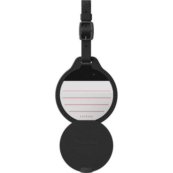 Багажна бирка-трекер Satechi Vegan Leather FindAll Luggage Tag Black (ST-LFALTK)