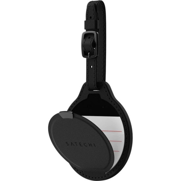 Багажна бирка-трекер Satechi Vegan Leather FindAll Luggage Tag Black (ST-LFALTK)