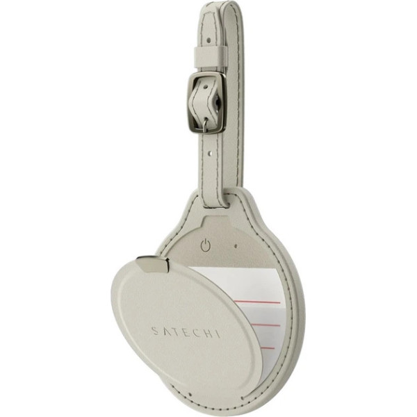 Багажна бирка-трекер Satechi Vegan Leather FindAll Luggage Tag Sand (ST-LFALTW)