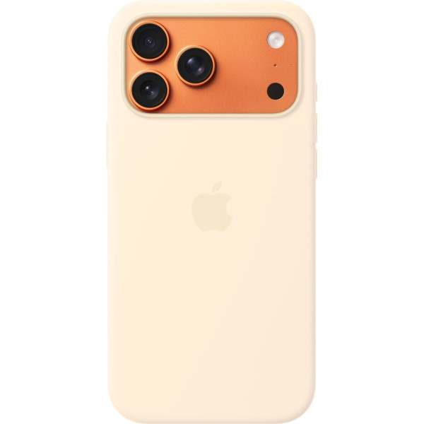 Чехол для смартфона Apple Silicone Case with MagSafe + Sensor Button for iPhone 17 Pro Max, Vanilla (HC)