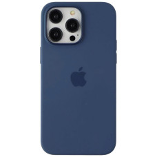 Кожанный чехол Apple Leather Case with MagSafe for iPhone 14 Pro Max, Indigo Blue (HC)