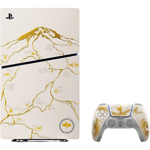 Стаціонарна ігрова приставка PlayStation 5 (PS5) Slim Blu-ray Ghost of Yotei Limited Edition
