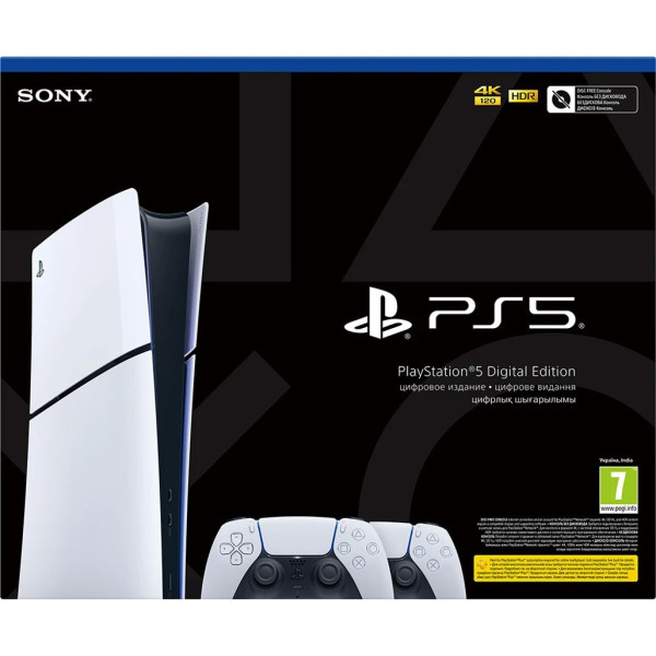 Стационарная игровая приставка Sony PlayStation 5 Slim Digital Edition 825GB + DualSense Wireless Controller (1000042066)