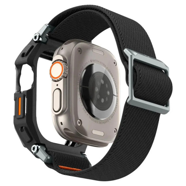 Чехол с ремешком Spigen Lite Fit Pro для Apple Watch Ultra 3/2/1 (49 mm), Matte Black (ACS07104)