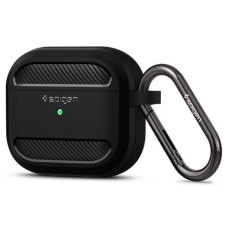 Чохол для навушників Spigen Rugged Armor Case for AirPods 3, Matte Black (ASD01978)