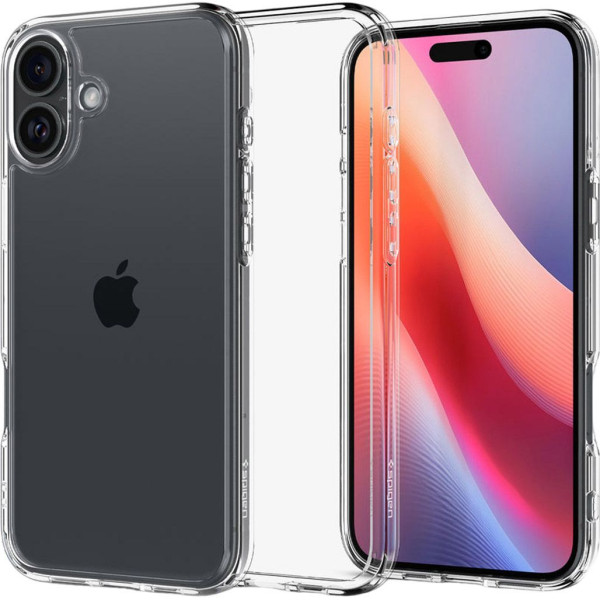 Чехол для смартфона Spigen Ultra Hybrid Case for iPhone 16, Clear (ACS08197)