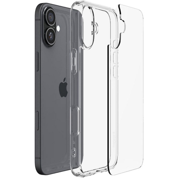 Чехол для смартфона Spigen Ultra Hybrid Case for iPhone 16, Clear (ACS08197)