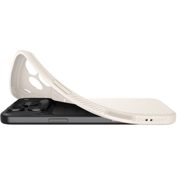 Чехол для смартфона Spigen Liquid Air Case for iPhone 17 Pro Max, Natural Titanium (ACS10268)