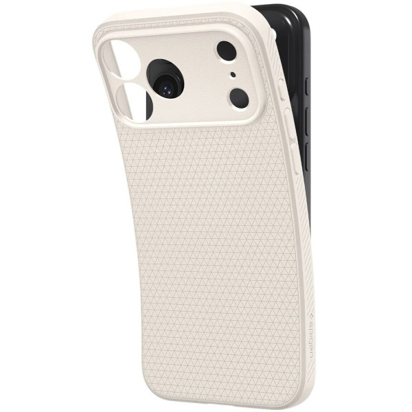 Чехол для смартфона Spigen Liquid Air Case for iPhone 17 Pro Max, Natural Titanium (ACS10268)
