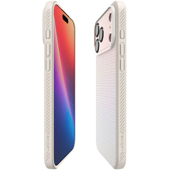 Чехол для смартфона Spigen Liquid Air Case for iPhone 17 Pro Max, Natural Titanium (ACS10268)