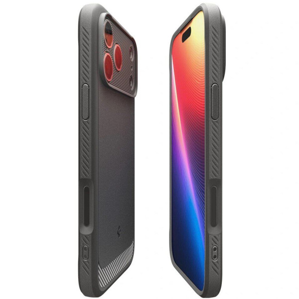 Чехол для смартфона Spigen Rugged Armor MAG Case for iPhone 17 Pro Max, Grey (ACS10264)