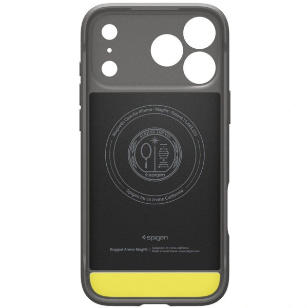 Чехол для смартфона Spigen Rugged Armor MAG Case for iPhone 17 Pro Max, Grey (ACS10264)
