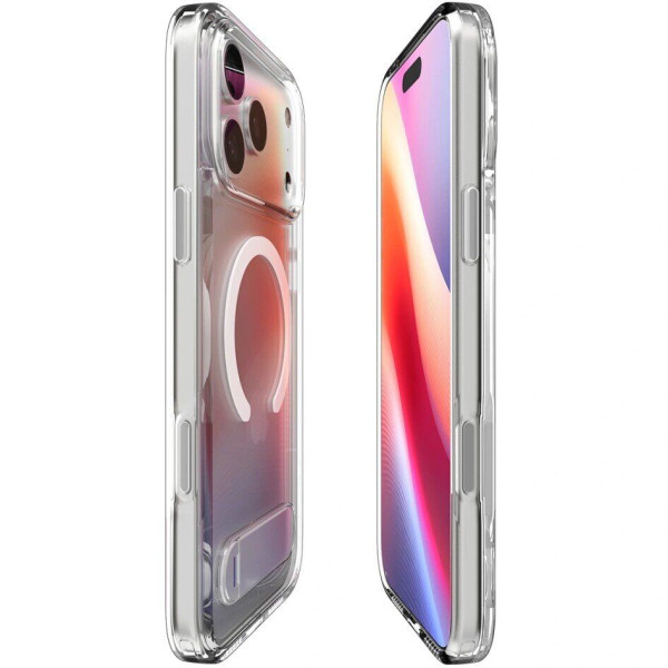 Чехол для смартфона Spigen Ultra Hybrid S MagSafe for iPhone 17 Pro, Clear White (ACS09946)