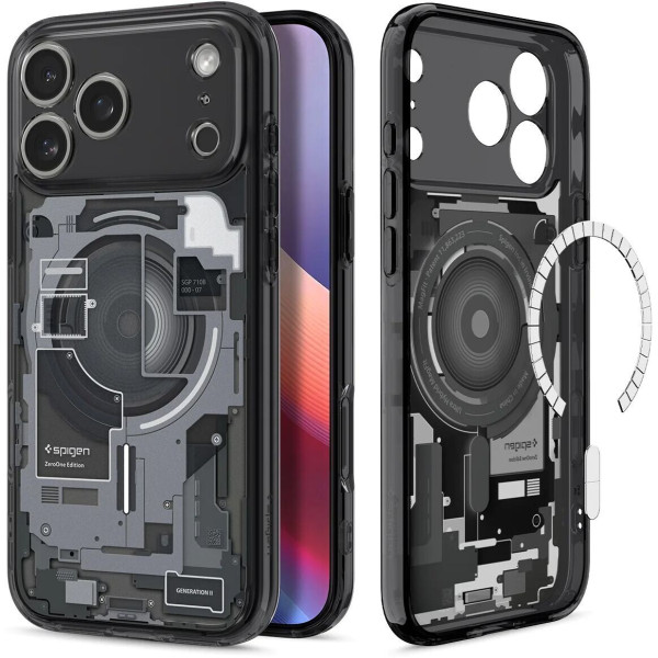 Чехол для смартфона Spigen ZERO One for iPhone 17 Pro Max, Black (ACS10289)