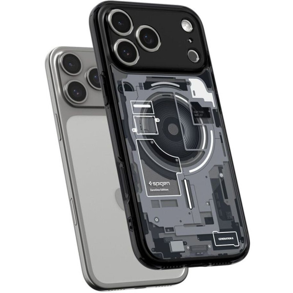 Чехол для смартфона Spigen ZERO One for iPhone 17 Pro Max, Black (ACS10289)