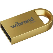 Флеш память Wibrand USB 2.0 Lynx 64Gb Gold