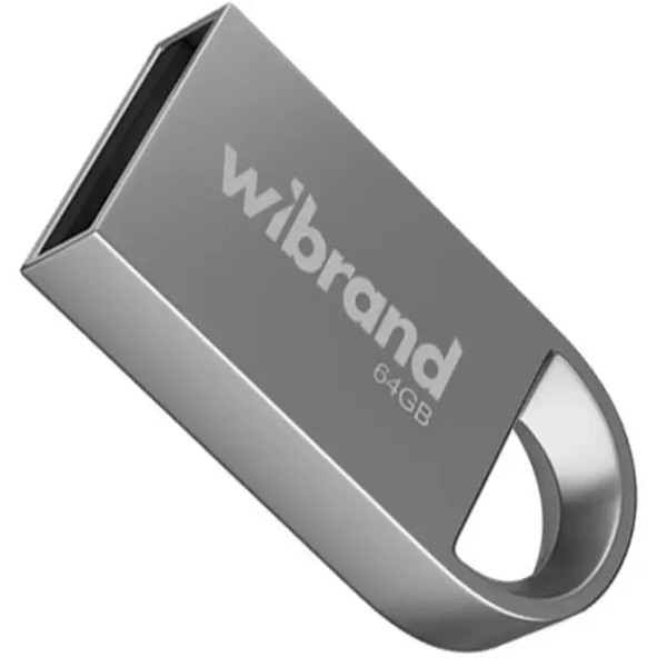 Флеш память Wibrand USB 2.0 Lynx 64Gb Silver