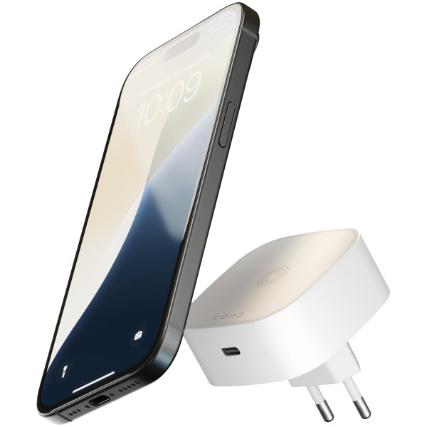 Адаптер беспроводной зарядки Zens Wireless Charging Adapter White (ZESC18W/00)