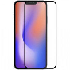 Защитное стекло ZK Protection Glass for iPhone Xs Max/ Pro Max Full Silk Screen 0.26mm + Back Film, (Black)