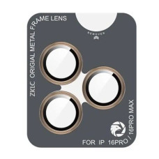 Защитное стекло для камеры ZK Lens Protection Glass iPhone 16 Pro/16 Pro Max, Antique Bronze