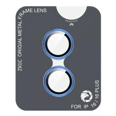 Защитное стекло для камеры ZK Lens Protection Glass iPhone 16/16 Plus, Blue