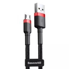 Кабель Baseus Cafule Cable USB to Type-C 3A 0.5m, Red/Black