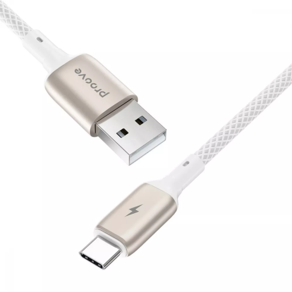Кабель Proove USB to USB-C Dense Metal 2.4A 1m White (CCDM20001202)