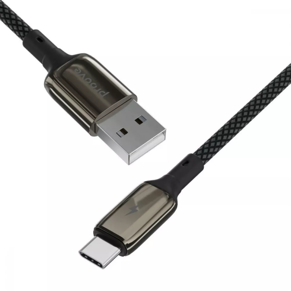 Кабель Proove USB to USB-C Dense Metal 2.4A 1m Black (CCDM20001201)