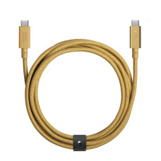 Кабель синхронизации Native Union Belt Cable USB-C to USB-C Pro 240W Kraft (2.4 m) (BELT-PRO2-KFT-NP)