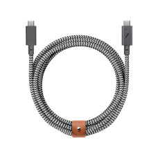 Кабель синхронизации Native Union Belt Cable USB-C to USB-C Pro 240W Zebra (2.4 m) (BELT-PRO2-ZEB-NP)