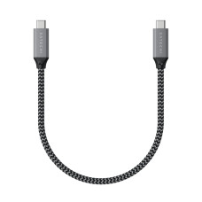 Кабель синхронизации Satechi Thunderbolt USB4 C to C Cable 100W Space Gray (25 cm) (ST-U4C25M)