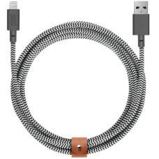 Кабель синхронизации Native Union Belt XL Cable Lightning 3m, Zebra (BELT-L-ZEB-3-NP)