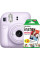 Фотокамера мгновенной печати Fujifilm Instax Mini 12 Lilac Purple + пленка 20 шт (16806133)